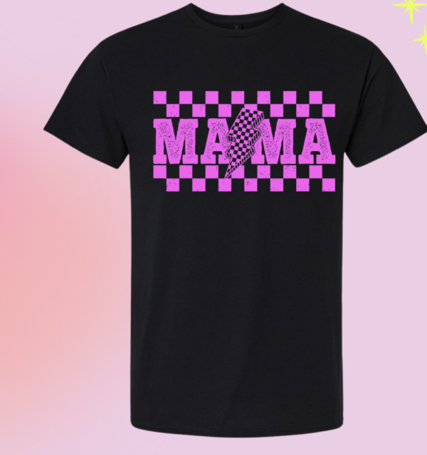 MaMa Checkered Pink-52MOTHER, MOM, MOMMY, MAMA  Design on the item of your choice!  Lasting gift for any mother.